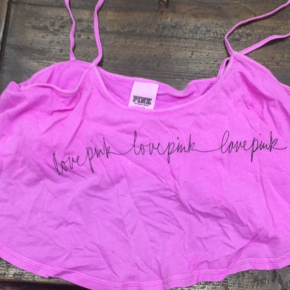 Victoria's Secret pink crop top